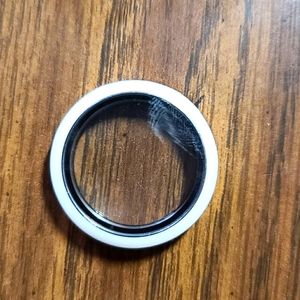 Large locket with white face